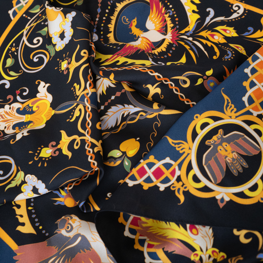 SILK SCARF | FIRE